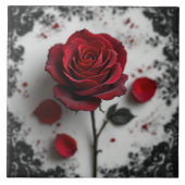 Gothic Rose  Fliese (Vorderseite)