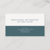 Gothic Rose Floral Burgundy and Navy Gold Frame Visitenkarte (Rückseite)