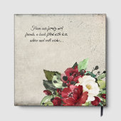 Gothic Rose Guestbook Gästebuch (Rückseite)