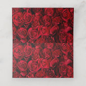 Gothic Rose Hochzeit Platzkarten (Innenseite Aufgefaltet)