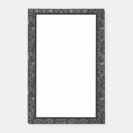 Gothic Rose in Schwarz und Grau Post-it Klebezettel