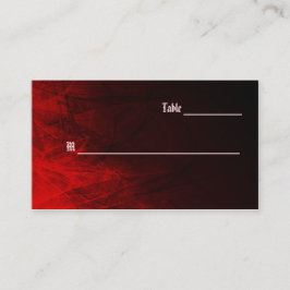 Gothic Rose Platzkarten Visitenkarte