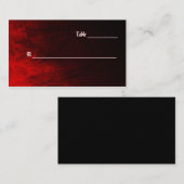 Gothic Rose Platzkarten Visitenkarte (Vorne/Hinten)