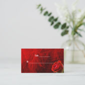 Gothic Rose Platzkarten Visitenkarte (Stehend Vorderseite)