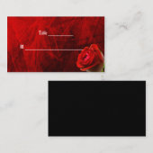 Gothic Rose Platzkarten Visitenkarte (Vorne/Hinten)