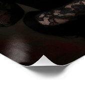 Gothic Rose Queen – Dark Romantic Art Poster (Ecke)