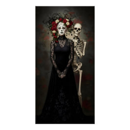 Gothic Rose Queen – Dark Romantic Art Poster