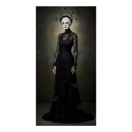 Gothic Rose Queen – Dark Romantic Art Poster