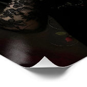 Gothic Rose Queen – Dark Romantic Art Poster (Ecke)