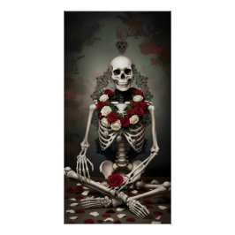 Gothic Rose Queen – Dark Romantic Art Poster