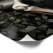 Gothic Rose Queen – Dark Romantic Art Poster (Ecke)