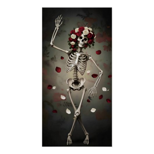 Gothic Rose Queen – Dark Romantic Art Poster (Vorderseite)