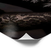 Gothic Rose Queen – Dark Romantic Art with Skeleto Poster (Ecke)