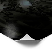 Gothic Rose Queen – Dark Romantic Art with Skeleto Poster (Ecke)