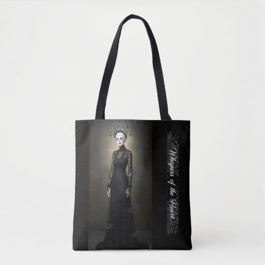 Gothic Rose Queen – Dark Romantic Art with Skeleto Tasche (Vorderseite)