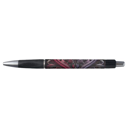 Gothic Rose Retractable Pen Kugelschreiber (Vorderseite)