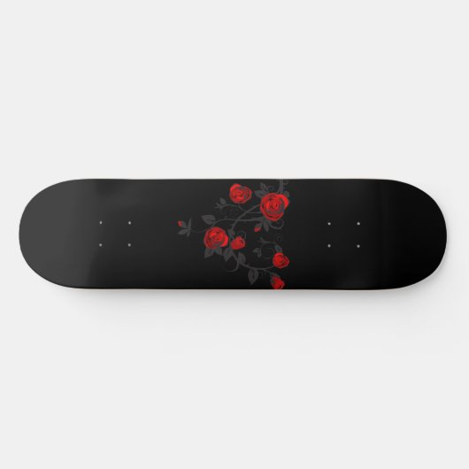 Gothic Rose Skateboard Deck (Horizontal)