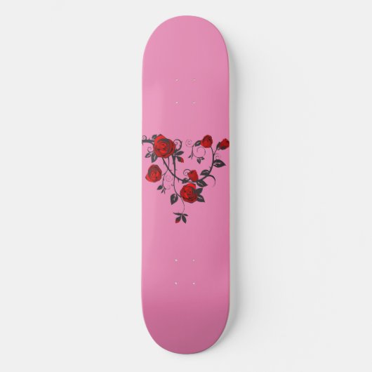 Gothic Rose Skateboard Deck (Vorderseite)