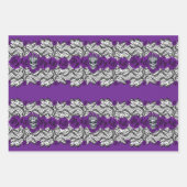 Gothic:Rose, Spitzen und Schädel Geschenkpapier Set (Vorderseite 3)