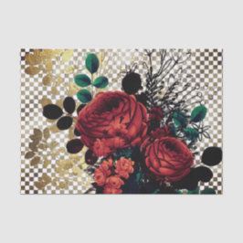 Gothic-Rose-Tissue Seidenpapier