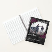 Gothic Rose Wedding Gästebuch Notizblock (Innenseite)