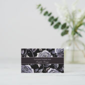 Gothic Roses Visitenkarte (Stehend Vorderseite)