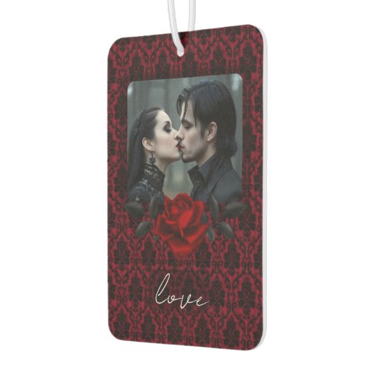 Gothic Rote Damaszenerrose Autolufterfrischer (Links)