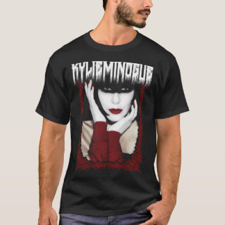 Gothic Rotes Lidschatten-Porträt-Geschenk für Pop- T-Shirt