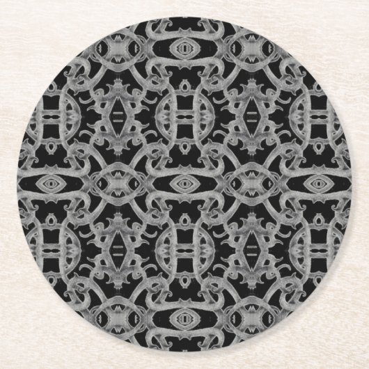 GOTHIC Round Paper Untersetzer (Vorderseite)
