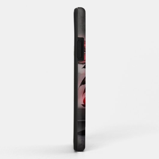 Gothic Ruby Fairy Fantasy Art iPhone Case (Hinten/Rechts)