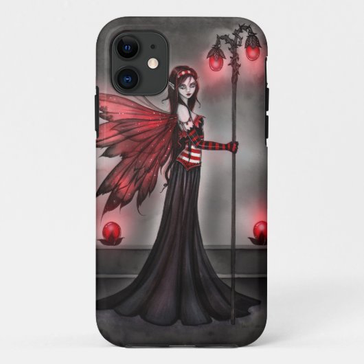 Gothic Ruby Feen Fantasy Kunst iPhone-Hülle Case-Mate iPhone Hülle (Rückseite)