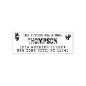 Gothic Rücksendeadresse Future Mr. Wedding Permastempel (Design)
