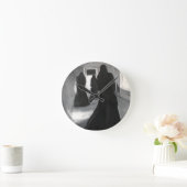 Gothic-Runde Runde Wanduhr (Zuhause)