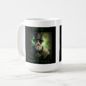 Gothic Saint Patrick Classic Tasse, 15 oz Kaffeetasse (Vorderseite Links)