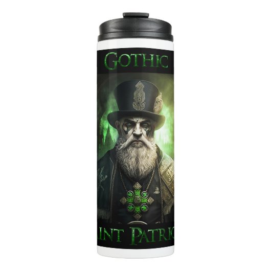 Gothic Saint Patrick Thermal Tumbler Thermosbecher (Vorderseite)