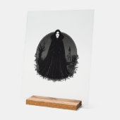 Gothic Salem Hexe um Mitternacht Acrylschild (Winkel)