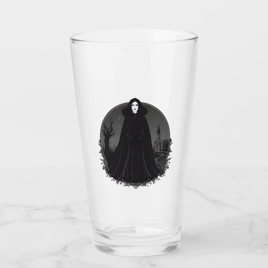 Gothic Salem Hexe um Mitternacht Glas (Vorderseite)