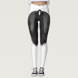 Gothic Salem Hexe um Mitternacht Leggings