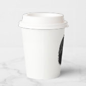 Gothic Salem Hexe um Mitternacht Pappbecher (Rechts)