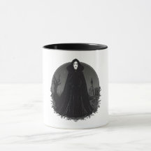 Gothic Salem Hexe um Mitternacht