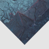 Gothic Santa Midnight Sleigh Ride Dekoupage Seidenpapier (Ausschnitt)