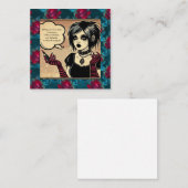 Gothic Sassy Valentines Karte mit Anführungszeiche (Vorne/Hinten)