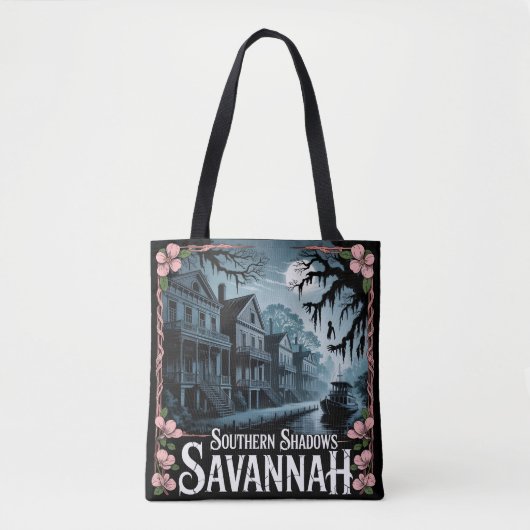 Gothic Savannah Georgia Spooky Halloween Art Tasche (Vorderseite)