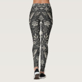 Gothic-Schädel-Blumen-Himmelsmuster (1) Leggings (Rückseite)