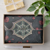 Gothic-Schädel-Blumen-Himmelsmuster (3) Seidenpapier (Geschenk)