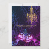 Gothic-Schädel-Hochzeit Save The Date (Rückseite)