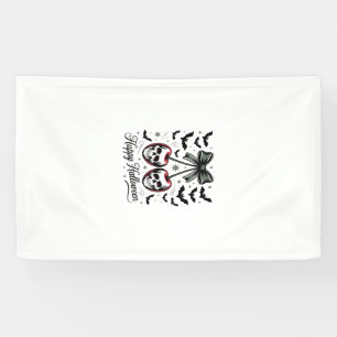 Gothic-Schädel-Kirsche-Halloween Banner