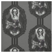 Gothic Schädel Lady Stoff (Muster)
