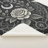 Gothic-Schmetterling-Blumenmuster (4) Sherpadecke (3/4)