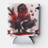 Gothic Schmetterlinge & Lady Fantasy Dosenkühler (Vorderseite)